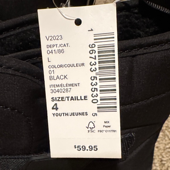 The Children's Place Black Kids Snow Boots - Picture 7 of 8